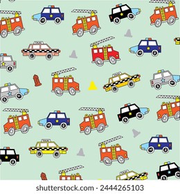 Arte vectorial de transporte de coche gráfico de diseño