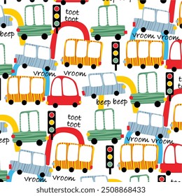 design grafik auto vroom vektor piep toot