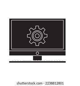 Design Graphic Computer Vector Icon Illustration