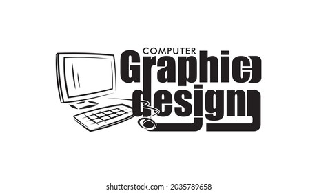 design graphic  computer vector logo icon template