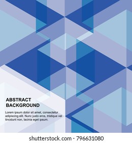 Design Graphic Concept box square cyan and blue arrange Sort abstract pattern background,EPS10
