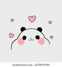 diseño gráfico lindo amor vectorial arte