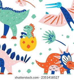 design graphic  dino new vector