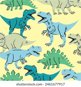 diseño gráfico dinosaurio Vector nuevo diseño