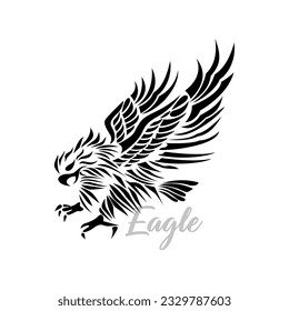 design graphic eagle vector art