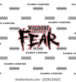 design graphic fear vector art