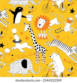 design graphic giraffe and friends vector