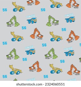 design graphic heavy equipment vector art