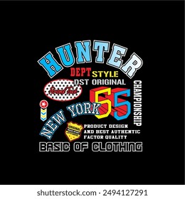 design graphic hunter vector logo