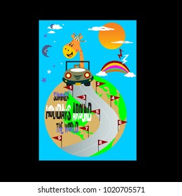 Design graphic illustration vector cartoon