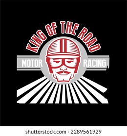 diseño gráfico rey del vector de carretera