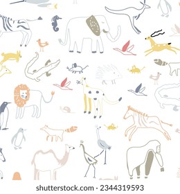 design graphic lions and friend vector
