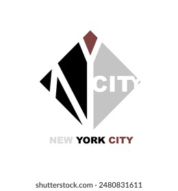design graphic logo new york city vector