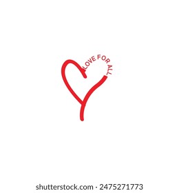 diseño gráfico amor para todo el Arte vectorial