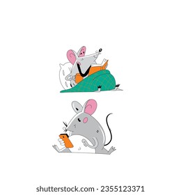 design graphic mouse two vector