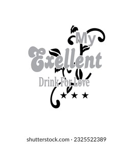 design graphic my excellent vector art