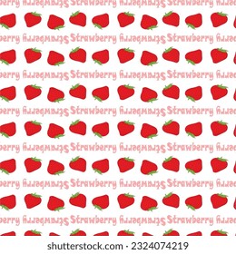 design graphic nice strawberries vector art