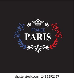 design graphic paris logo vector beautiful