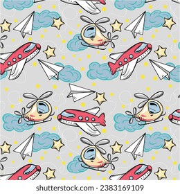 design graphic plant flyng vector art