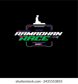design graphic ramadhan race vector art