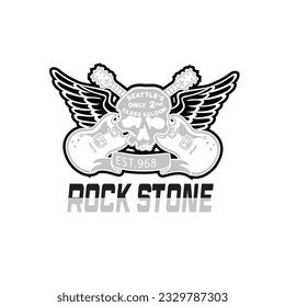 design graphic rock stone vector art