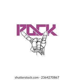 design graphic rock vector art