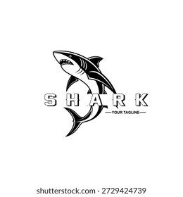 design graphic shark logo vector 6