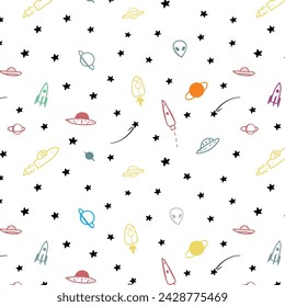 diseño de espacio gráfico y arte vectorial estrella