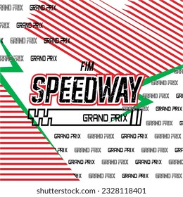 design graphic speedway vector art
