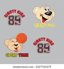 design graphic sport team vector art