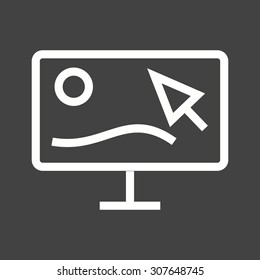 Design, graphic, studio icon vector image.Can also be used for art and designing. Suitable for mobile apps, web apps and print media.