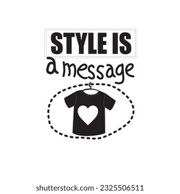 design graphic style is a message