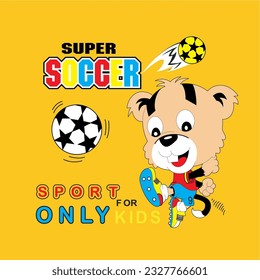 design graphic super soccer vector art