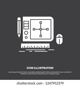 design, Graphic, Tool, Software, web Designing Icon. glyph vector symbol for UI and UX, website or mobile application