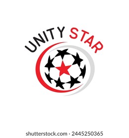 design graphic unity star vector art