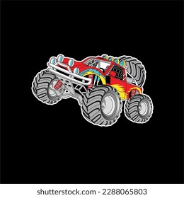 design graphic vector abstark car black and white