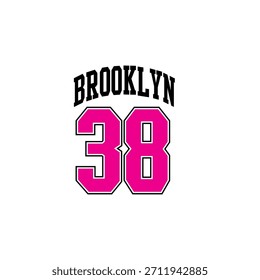vetor gráfico de design brooklyn 38