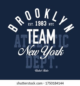 design graphic vector Brooklyn t-shirt