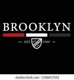 Design graphic vector Brooklyn for t-shirt
