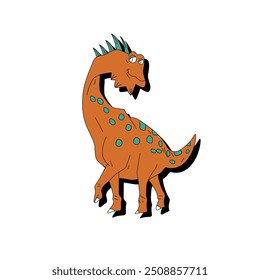 design gráfico vetor dinossauro pequeno amigo