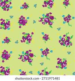 design de vetor gráfico flores de fundo de folga 