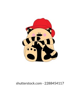 diseño gráfico vector muñeca gummy lindo