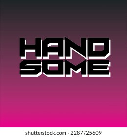 design graphic vector hand some black and white