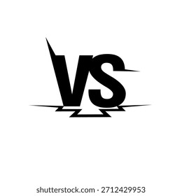 Logotipo de Vector gráfico de diseño versus
