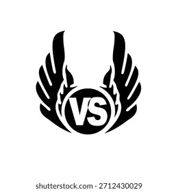 Design Grafik Vektor Logo versus
