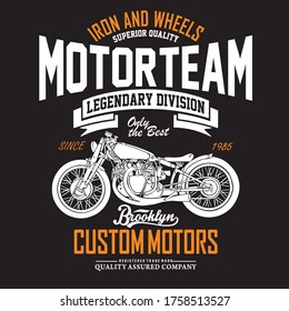 design graphic vector motorcycle cafe racer