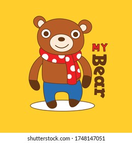 design graphic vector my bear