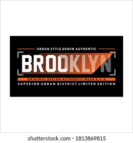 Diseño de la tipografía vectorial gráfica de Brooklyn