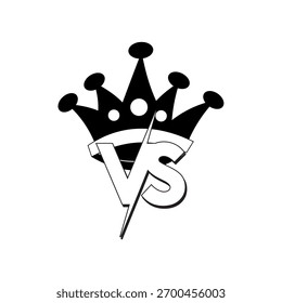 design graphic versus new 5 logo vector