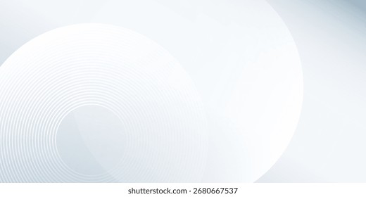 Diseño de fondo gris moderno con Elementos circulares abstractos
